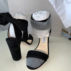 Jimmy Choo black kora heel